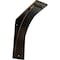 Ekena Millwork Morris Steel Bracket, Antiqued Brass 3"W x 10"D x 10"H BKTM03X10X10MOABS - alternate 1
